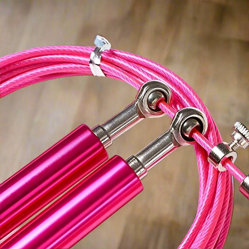 Corde à Sauter - JumpRopeCrossfit™ - Rose - Mon Sport Maison