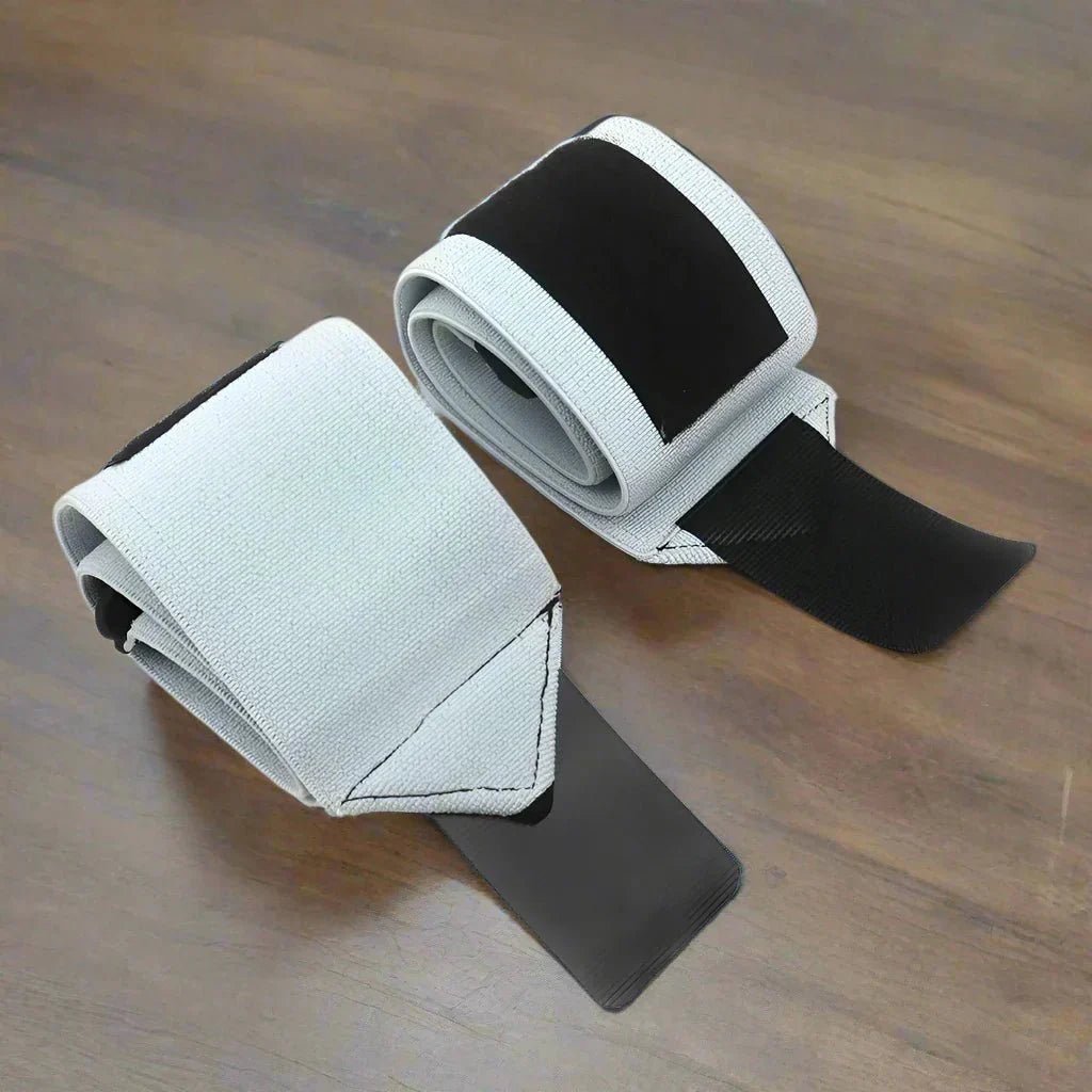 Protege Poignet - WeightLiftingWristWraps™ - Blanc - Mon Sport Maison