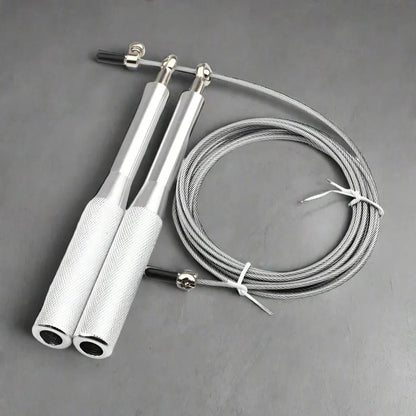 Corde à Sauter - JumpRopeCrossfit™ - Argent - Mon Sport Maison