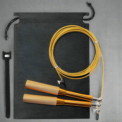 Corde à Sauter - JumpRopeCrossfit™ - Or - Mon Sport Maison