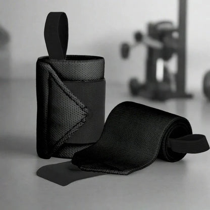 Protege Poignet - WeightLiftingWristWraps™ - Noir - Mon Sport Maison
