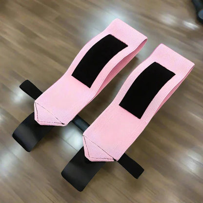 Protege Poignet - WeightLiftingWristWraps™ - Rose - Mon Sport Maison