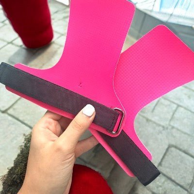 Sangles de Levage - CarbonGrip™ - Rose Fushia - Mon Sport Maison